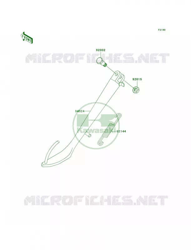 Stands Kawasaki MOTOS 500 2007 Vulcan 500 LTD  EN500C7F