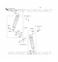 AMORTISSEUR pour Kawasaki KEF300