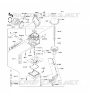 CARBURATEUR pour Kawasaki KEF300
