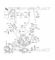 CULASSE pour Kawasaki KEF300