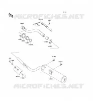 &Eacute;CHAPPEMENT pour Kawasaki KEF300