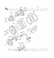 EMBRAYAGE pour Kawasaki KEF300