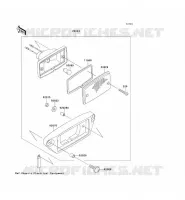 FEUX ARRI&Egrave;RE(S) pour Kawasaki KEF300
