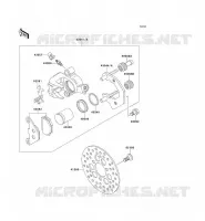FREIN AVANT pour Kawasaki KEF300