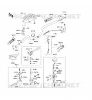 GUIDON pour Kawasaki KEF300