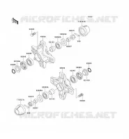 MOYEU AVANT pour Kawasaki KEF300