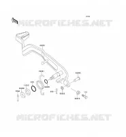 PEDALE DE FREIN pour Kawasaki KEF300