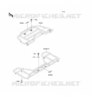 PORTE BAGAGE (S) pour Kawasaki KEF300