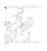 REPOSE PIED pour Kawasaki KEF300