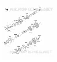 TRANSMISSION pour Kawasaki KEF300