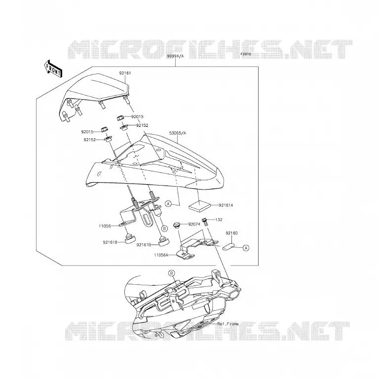 ACCESSOIRE (COUVRE SELLE) Kawasaki MOTOS 250 2015 Z250SL ABS  BR250FFS