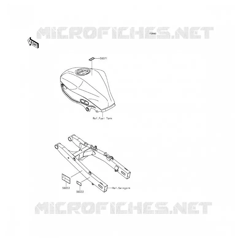 LABEL Kawasaki MOTOS 250 2015 Z250SL ABS  BR250FFS