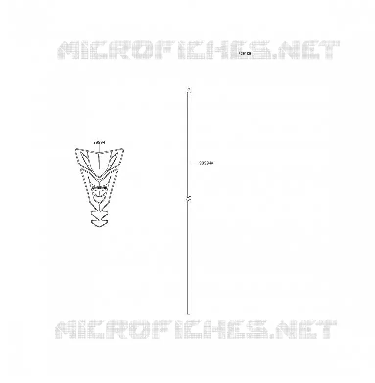 ACCESSOIRE(DECALS) Kawasaki MOTOS 250 2015 Z250SL ABS  BR250FFS