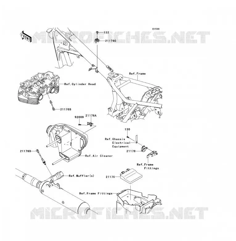 INJECTION CARBURANT Kawasaki MOTOS 800 2013 W800  EJ800ADFA