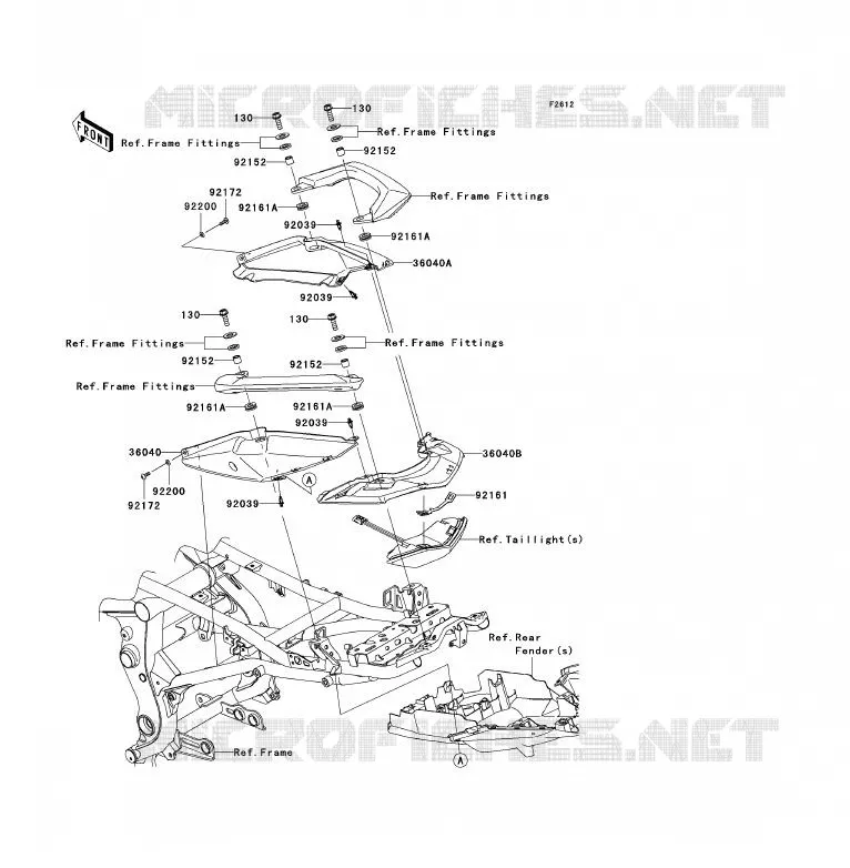 HOUSSE SELLE Kawasaki MOTOS 650 2012 VERSYS 650 ABS  KLE650DCFW