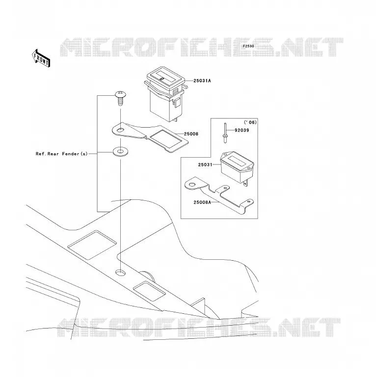 COMPTEURS Kawasaki QUAD 360 2009 KVF360  KVF360B9F