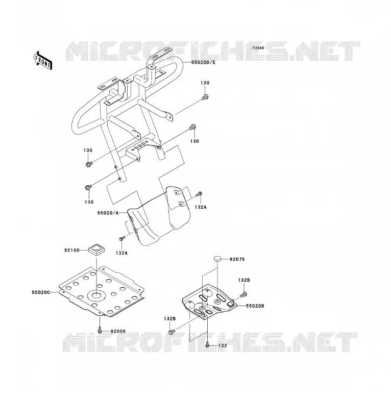 PROTECTION(S) Kawasaki QUAD 360 2009 KVF360  KVF360B9F