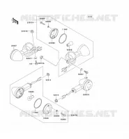 CLIGNOTANTS pour Kawasaki VN1500 CLASSIC