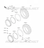 PNEUS pour Kawasaki VN1500 CLASSIC