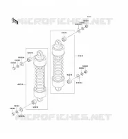 SUSPENSION/AMORTISSEUR pour Kawasaki VN1500 CLASSIC