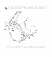 CH&Acirc;SSIS pour Kawasaki VN1500 CLASSIC