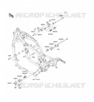 PIECE DE CADRE (COUVERTURE) pour Kawasaki VN1500 CLASSIC