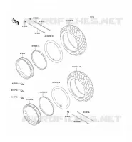 PNEUS pour Kawasaki VN1500 CLASSIC