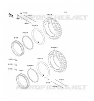 PNEUS pour Kawasaki VN1500 CLASSIC