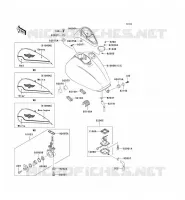 RESERVOIR CARBURANT pour Kawasaki VN1500 CLASSIC