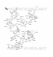 SUPPORT BATTERIE pour Kawasaki VN1500 CLASSIC