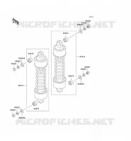SUSPENSION/AMORTISSEUR pour Kawasaki VN1500 CLASSIC