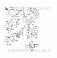 COUVERCLES MOTEUR pour Kawasaki ZZR1100