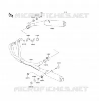 &Eacute;CHAPPEMENT pour Kawasaki ZZR1100