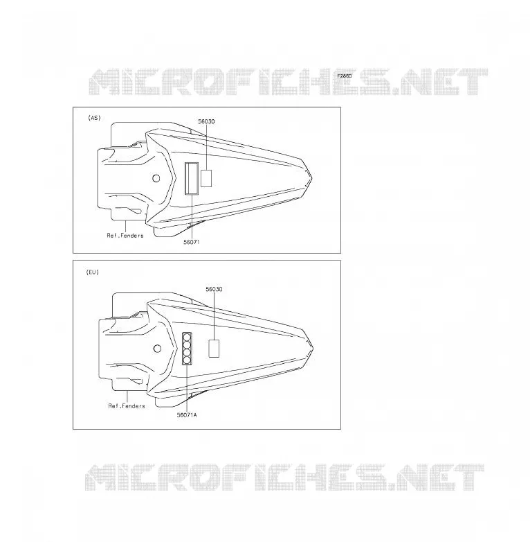 LABEL Kawasaki TOUT-TERRAIN 85 2016 KX85 - KX85 II  KX85DGF