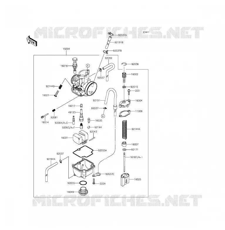 CARBURATEUR Kawasaki TOUT-TERRAIN 85 2016 KX85 - KX85 II  KX85DGF