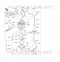 CARBURATEUR pour Kawasaki KFX300