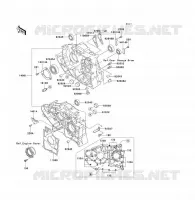 CARTER MOTEUR(S) pour Kawasaki KFX300