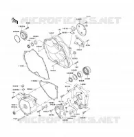COUVERCLES MOTEUR pour Kawasaki KFX300