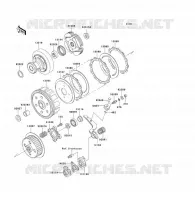 EMBRAYAGE pour Kawasaki KFX300