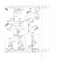 GUIDON pour Kawasaki KFX300