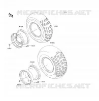 PNEUS pour Kawasaki KFX300