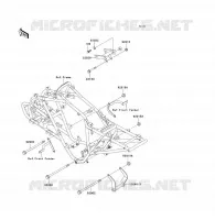 SUPPORT MOTEUR pour Kawasaki KFX300