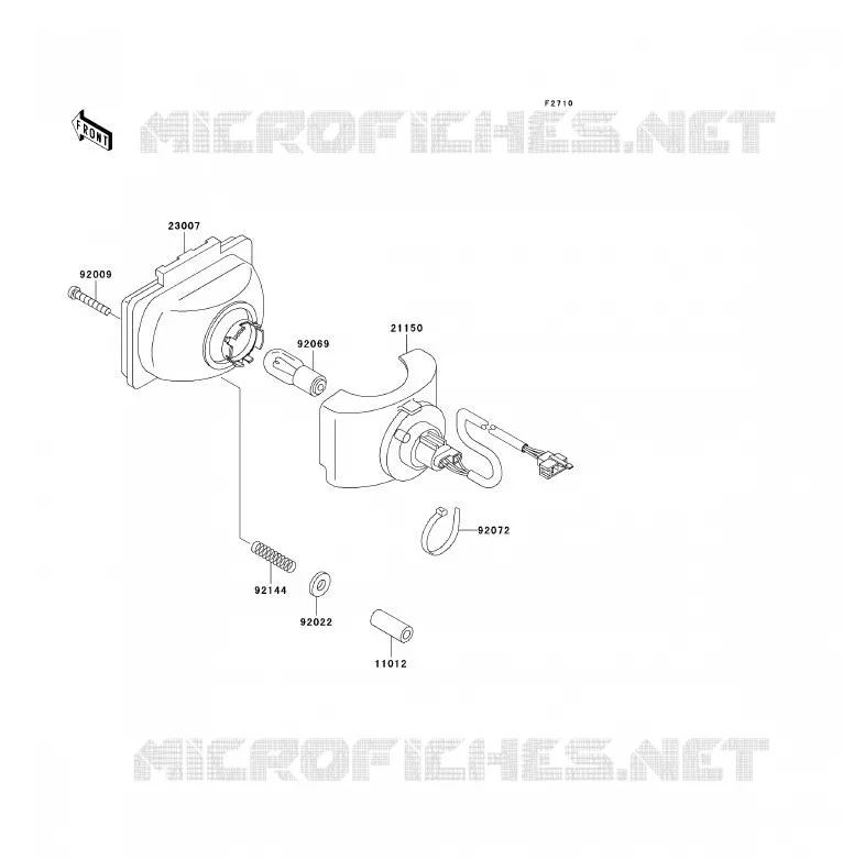 OPTIQUE(S) Kawasaki QUAD 220 2002 KLF220  KLF220-A15