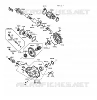 ARBRE DE TRANSMISSION/TRANS.FINALE pour Kawasaki KLF220