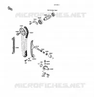 ARBRE A CAME/TENDEUR pour Kawasaki KLF220