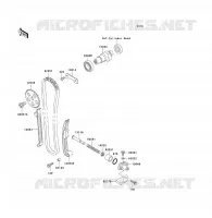 ARBRE A CAME/TENDEUR pour Kawasaki KLF220