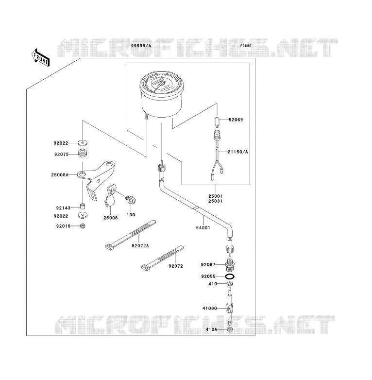 PIECE EN OPTION Kawasaki QUAD 250 2003 KLF250  KLF250-A1