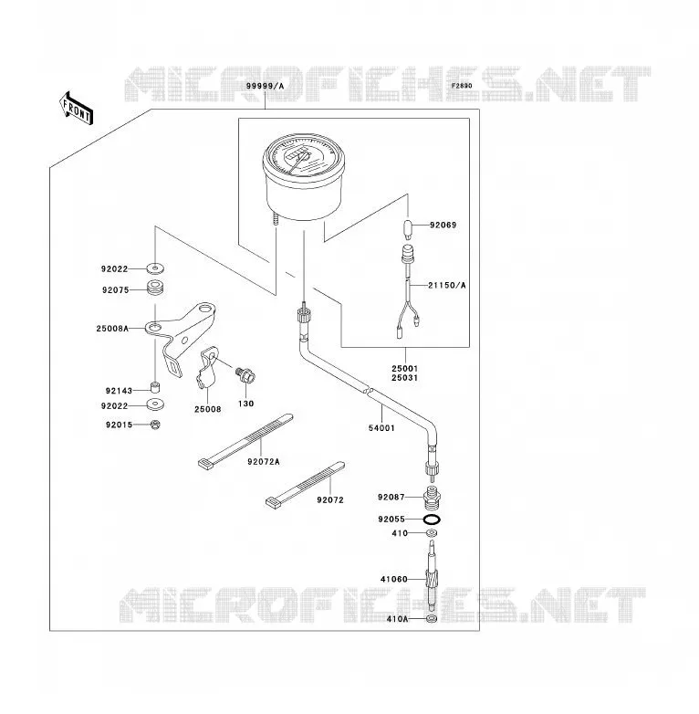 PIECE EN OPTION Kawasaki QUAD 250 2005 KLF250  KLF250-A3