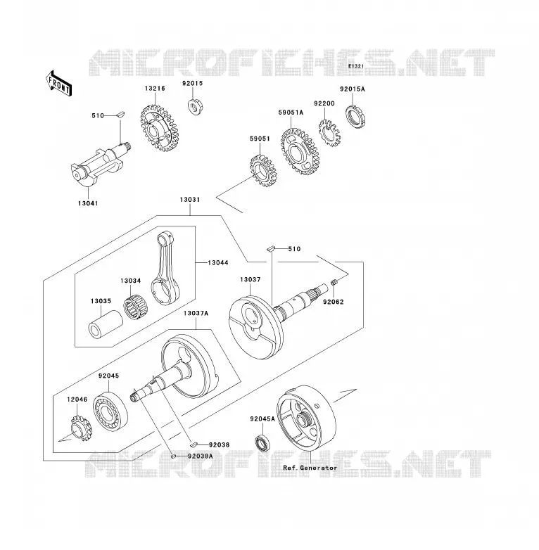 VILEBREQUIN Kawasaki QUAD 250 2006 KLF250  KLF250A6F
