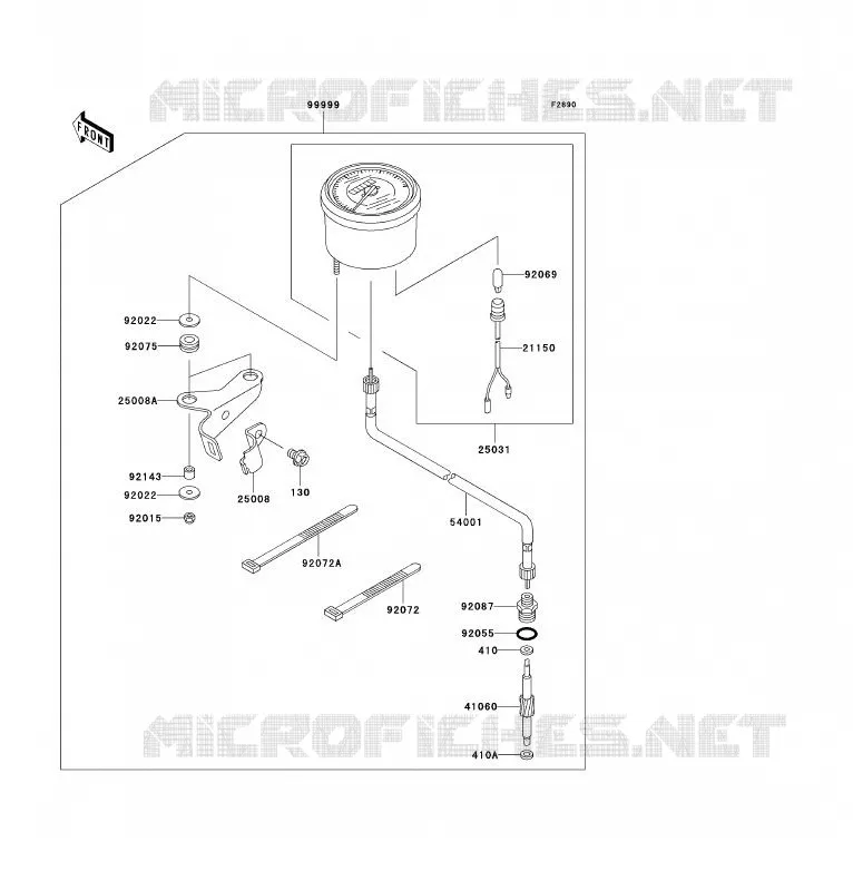 PIECE EN OPTION Kawasaki QUAD 250 2011 KLF250  KLF250ABF